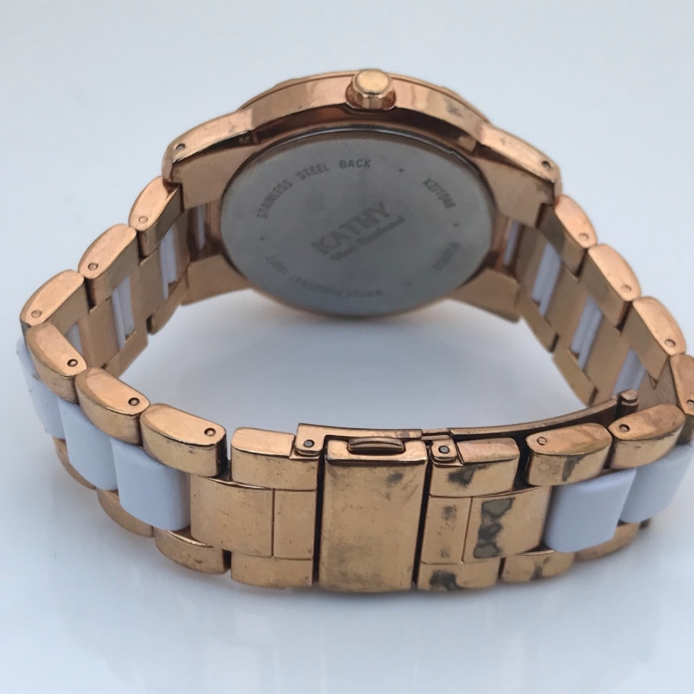 Kathy Van Zeeland Women Watch Bling White Gold - Picture 7 of 8
